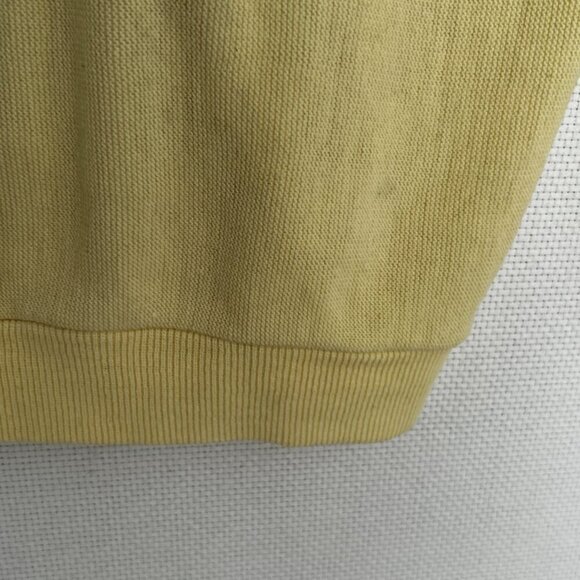 Vintage Classics Mens light Yellow Golf Cardigan Pebble Beach USA Made (READ) - Picture 9 of 13
